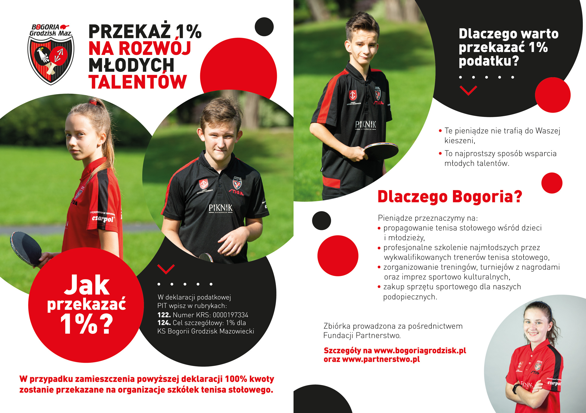 Read more about the article Przekaż 1% na rozwój młodych talentów Akademii Bogorii