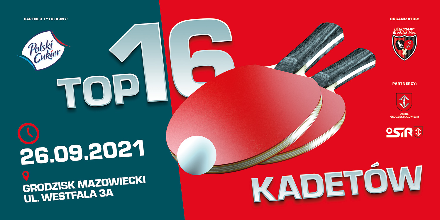 Read more about the article TOP16 Kadetów i Kadetek- informacje o turnieju