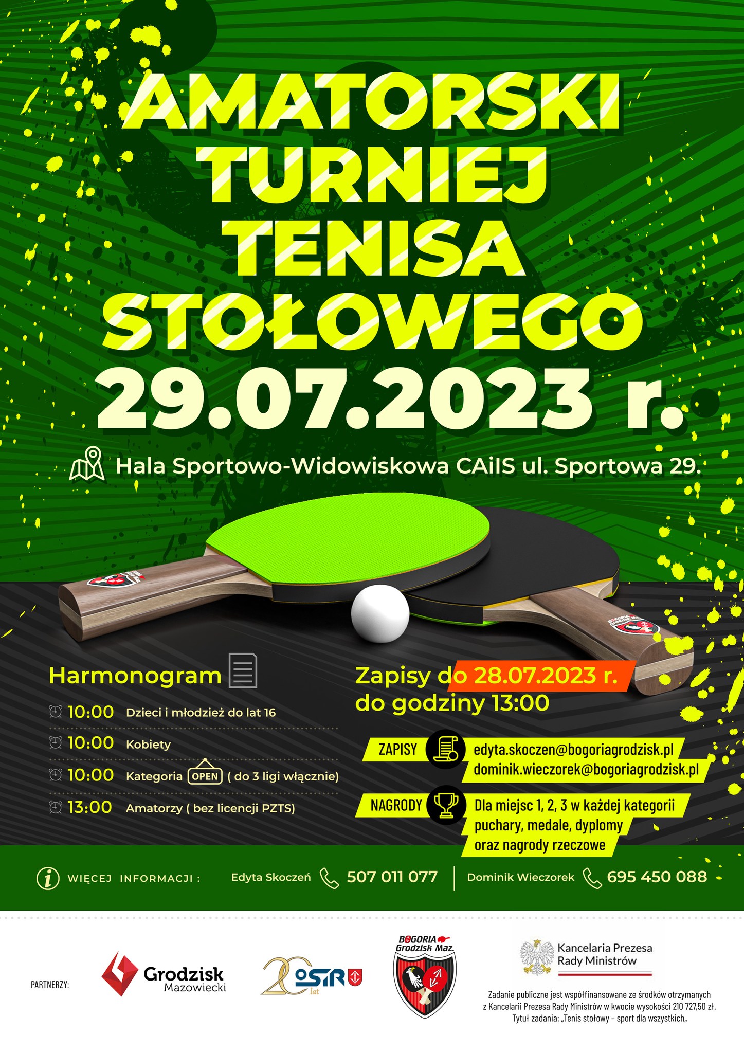 Read more about the article W sobotę Amatorski Turniej w hali przy Sportowej 29
