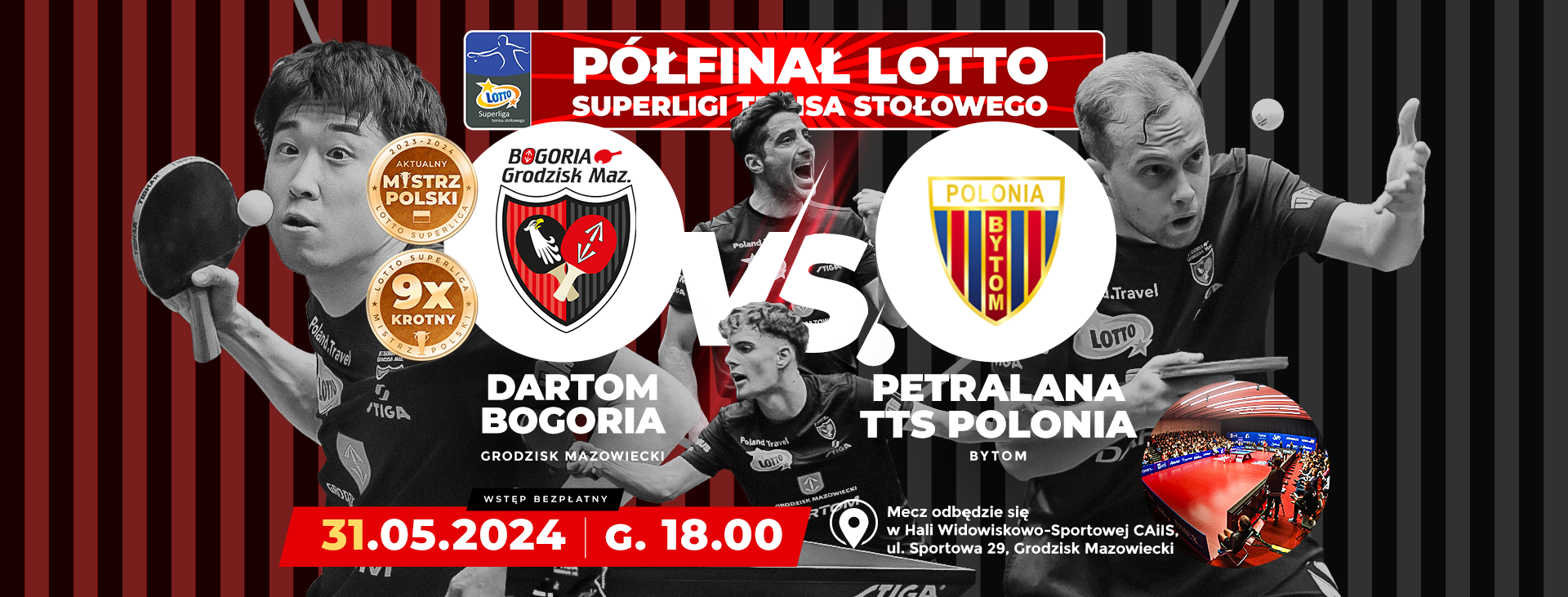 You are currently viewing Półfinałowe mecze LOTTO Superligi 28 i 31 maja