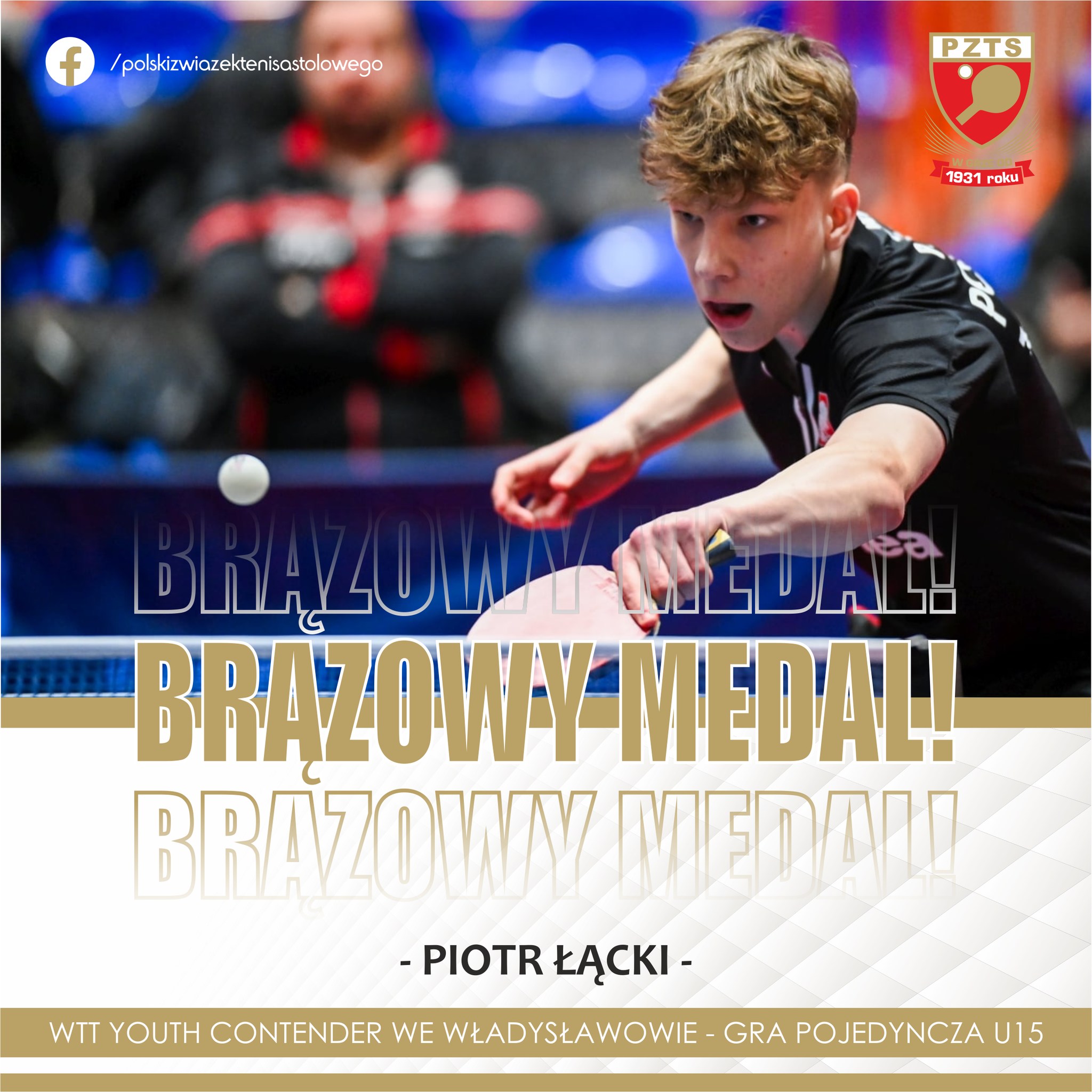 You are currently viewing Piotr Łącki na podium WTT Youth Contender