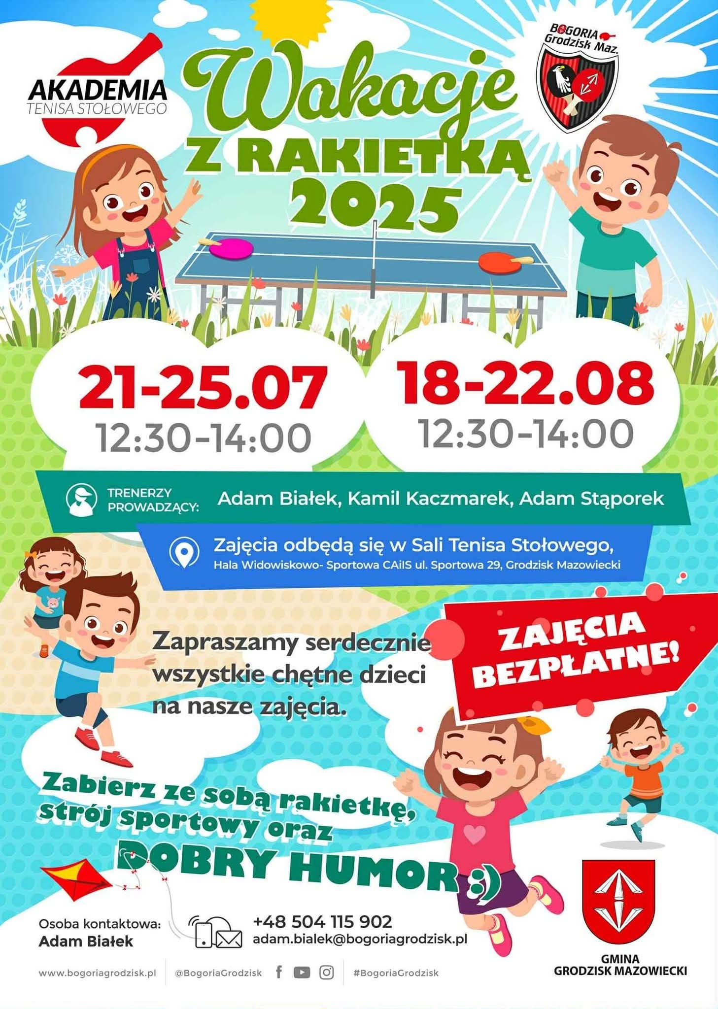 You are currently viewing Wakacje z rakietką w lipcu i sierpniu