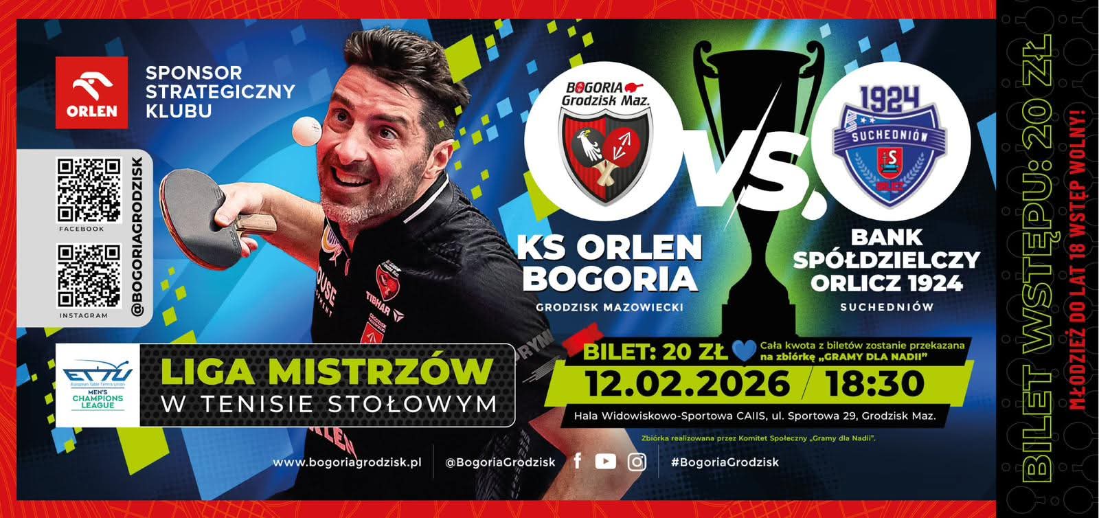 You are currently viewing 12 lutego mecz o medal Ligi Mistrzów!