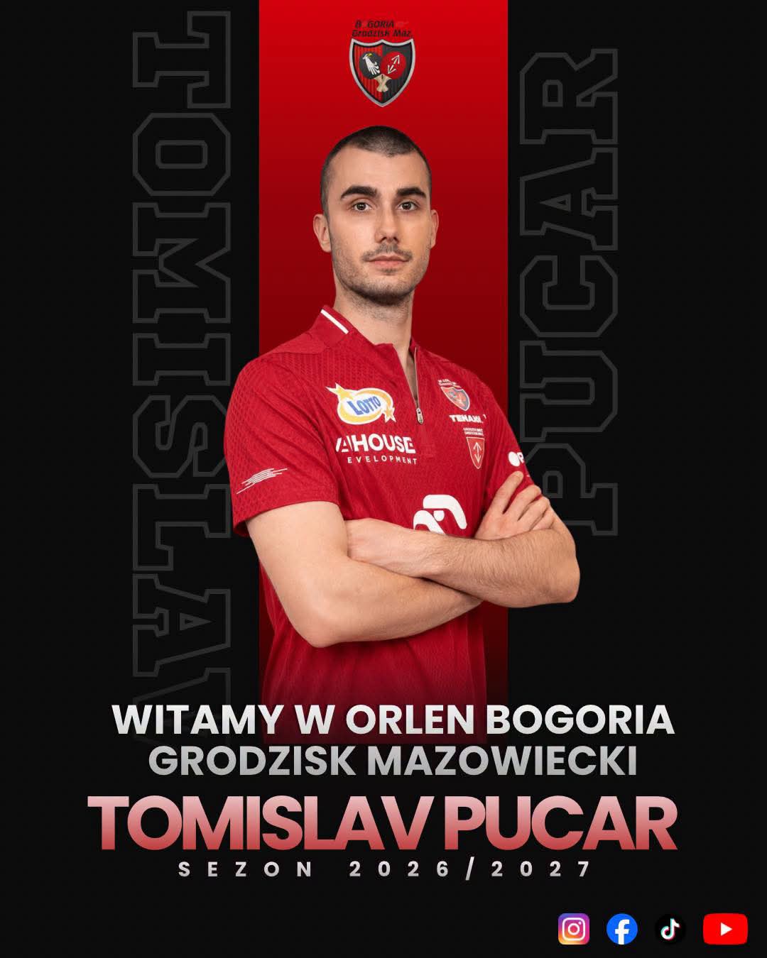 You are currently viewing Tomislav Pucar nowym zawodnikiem Orlen Bogorii Grodzisk Mazowiecki